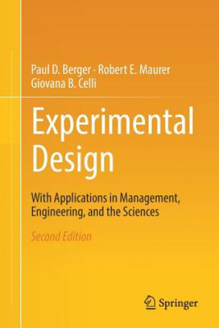 Kniha Experimental Design Paul Berger