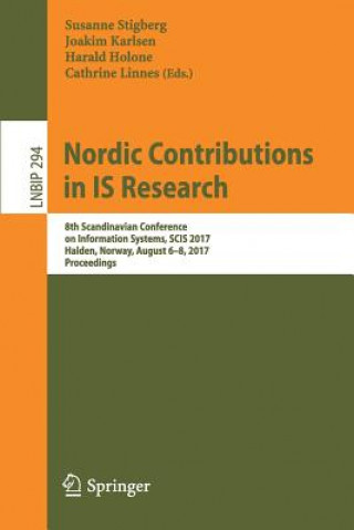 Kniha Nordic Contributions in IS Research Susanne Stigberg