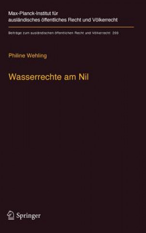 Kniha Wasserrechte Am Nil Philine Wehling