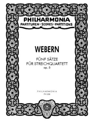 Tiskovina Fünf Sätze Anton Webern