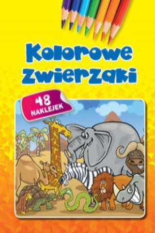 Книга Kolorowe zwierzaki 