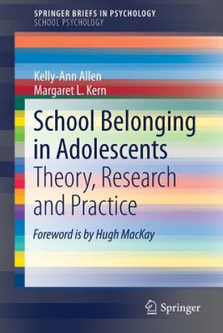 Kniha School Belonging in Adolescents Kelly-Ann Allen