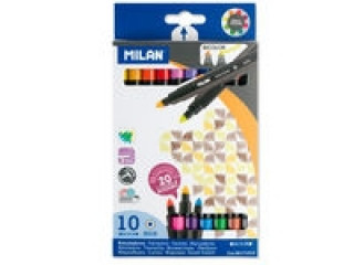 Papírszerek Flamastry Milan bicolor cienkie 20 kolorów 