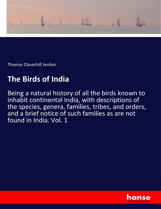 Carte The Birds of India Thomas Claverhill Jerdon