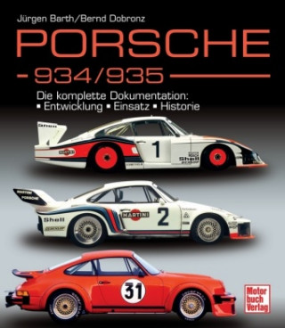 Kniha Porsche 934/935 Jürgen Barth