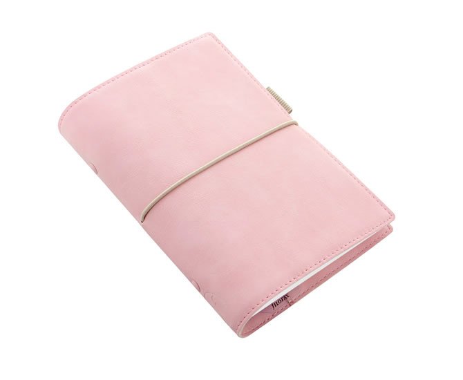 Book Filofax Personal Domino Soft pale pink organiser 