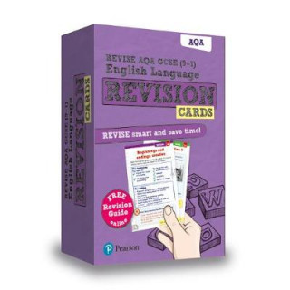 Kniha Pearson REVISE AQA GCSE English Revision Cards (with free online Revision Guide) - 2023 and 2024 exams 