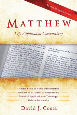 Livre Matthew DAVID J. COSTA