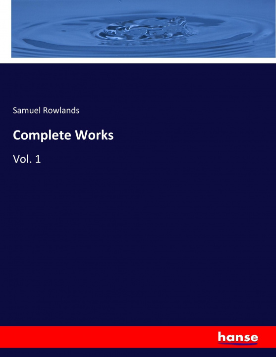 Βιβλίο Complete Works Samuel Rowlands