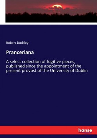 Könyv Pranceriana Robert Dodsley