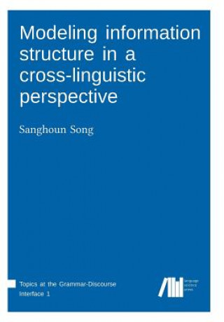 Könyv Modeling information structure in a cross-linguistic perspective Sanghoun Song