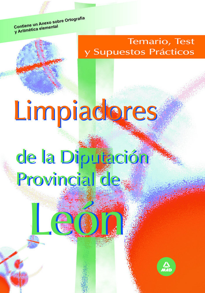 Kniha Limpiadores, Diputación Provincial de León. Temario, test y supuestos prácticos Fernando Martos Navarro