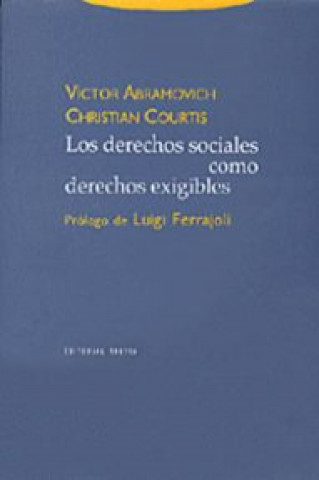 Książka Los derechos sociales como derechos exigibles Víctor Abramovich