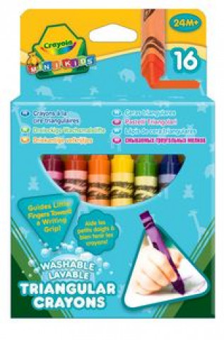 Articole de papetărie Kredki świecowe Crayola trójkątne Mini Kids 16 sztuk 