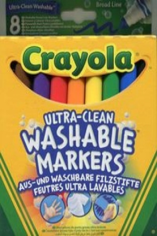 Papírszerek Crayola Flamastry super spieralne 8 sztuk 
