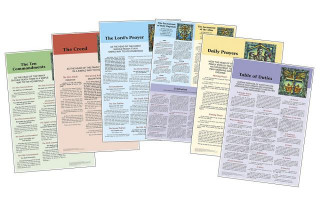 Carte Small Catechism Posters (Set of 6) Concordia Publishing House