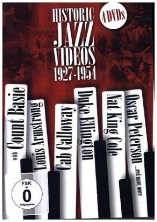 Wideo Historic Jazz Videos 1927 - 1954, 4 DVDs N. K. -Ellington Cole