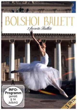 Video Bolshoi Ballett, 3 DVDs Bolshoi Theatre Orchestra
