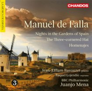 Audio Nights in the Gardens of Spain/Homenajes Mena/Bavouzet/Lojendio/BBC Philharmonic
