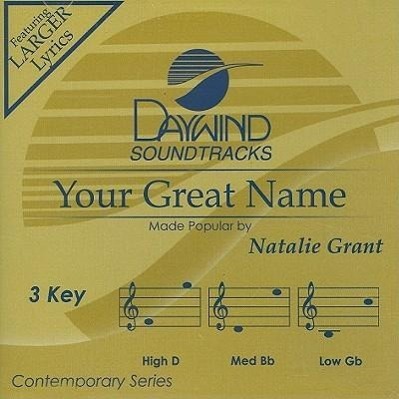 Audio Your Great Name Natalie Grant
