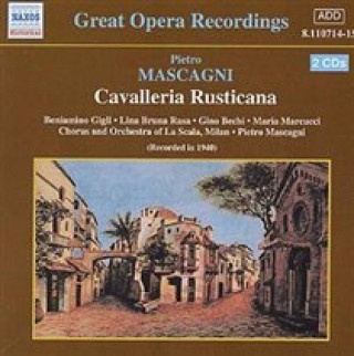 Audio Cavalleria Rusticana Mascagni/Gigli/Simionato/Bechi