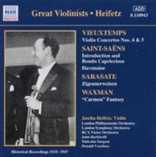 Audio Violinkonzerte 4+5/+ Jascha Heifetz