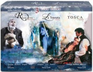 Videoclip Rigoletto/La Traviata/Tosca Domingo/Cura/Raimondi/Novikova/Mehta