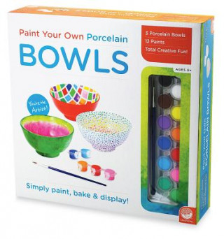 Książka PAINT YOUR OWN PORCELAIN BOWLS Mindware