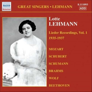 Audio Liederaufnahmen Vol.1 1935-37 Lotte Lehmann