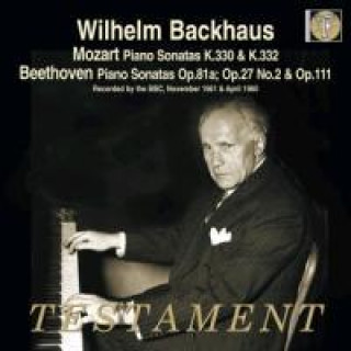 Audio Klaviersonate K 330 & K 332/Klaviersonate op.81a/ Wilhelm Backhaus