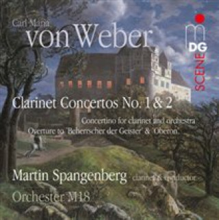 Audio Klarinettenkonzerte 1+2/Ouvertüren/Concertino Martin/Orchester M18 Spangenberg