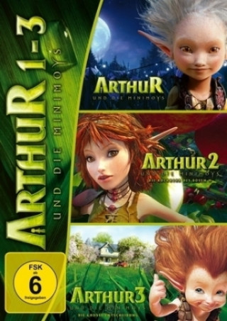 Video Arthur und die Minimoys 1-3, 3 DVD Luc Besson