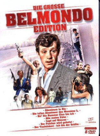 Video Die große Belmondo-Edition, 8 DVD Philippe de Broca