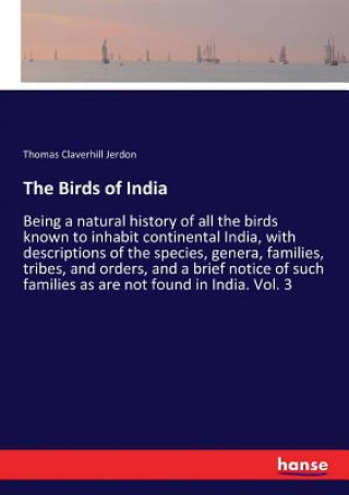 Buch Birds of India Thomas Claverhill Jerdon