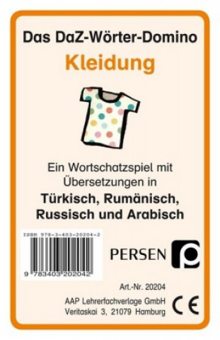 Hra/Hračka Kirschbaum, K: DaZ-Wörter-Domino: Kleidung Klara Kirschbaum