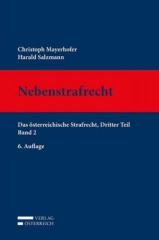 Kniha Nebenstrafrecht Christoph Mayerhofer