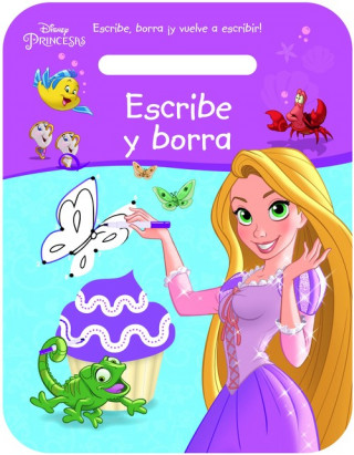 Kniha Princesas. Escribe y borra 