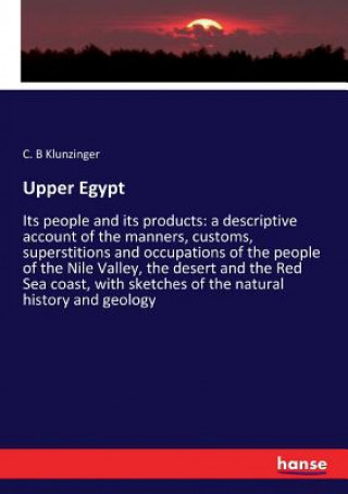 Boek Upper Egypt C. B KLUNZINGER