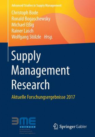 Kniha Supply Management Research Christoph Bode