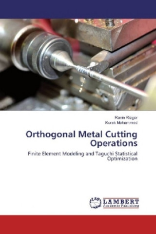 Kniha Orthogonal Metal Cutting Operations Ravin Rizgar