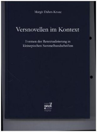 Kniha Versnovellen im Kontext Margit Dahm-Kruse