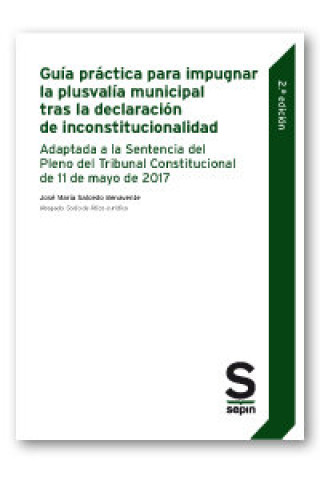 Kniha Guía práctica para impugnar la plusvalía municipal tras la declaración de inconstitucionalidad 