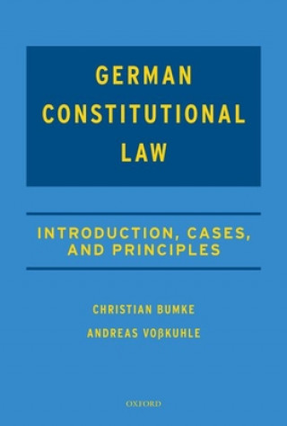 Könyv German Constitutional Law CHRISTIAN; VO BUMKE