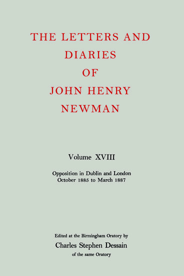 Könyv Letters and Diaries of John Henry Newman: Volume XVIII: New Beginnings in England: April 1857 to December 1858 Cardinal John Henry Newman