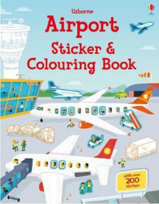 Książka Airport Sticker and Colouring Book Simon Tudhope