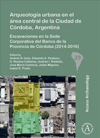 Kniha Arqueologia urbana en el area central de la Ciudad de Cordoba, Argentina Andres D. Izeta