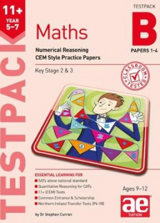 Libro 11+ Maths Year 5-7 Testpack B Papers 1-4 Stephen Curran