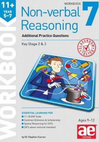 Kniha 11+ Non-verbal Reasoning Year 5-7 Workbook 7 Stephen Curran