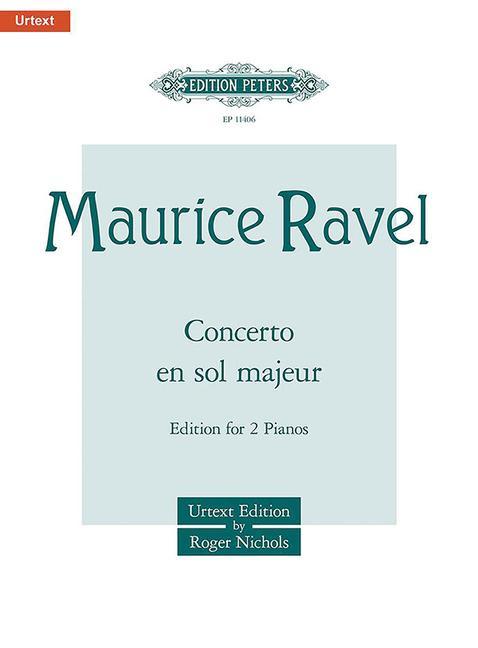 Knjiga PIANO CONCERTO IN G MAJOR MAURICE RAVEL