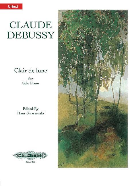 Carte CLAIR DE LUNE FROM SUITE BERGAMASQUE CLAUDE -ACH DEBUSSY